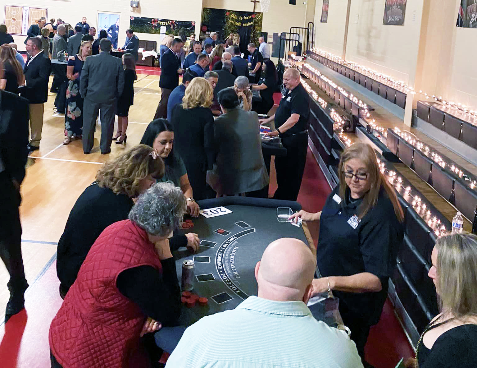 Casino games in gym
